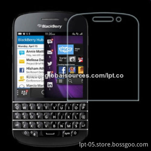 Wholesale 0.3mm 2.5D 9H Premium Real Tempered Glass Screen Protector Film for Blackberry Q10